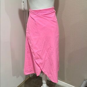 Pink Sarong Cover Up - One Size - Short